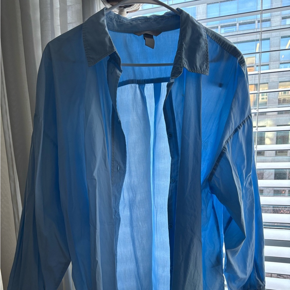 Blue Button Down